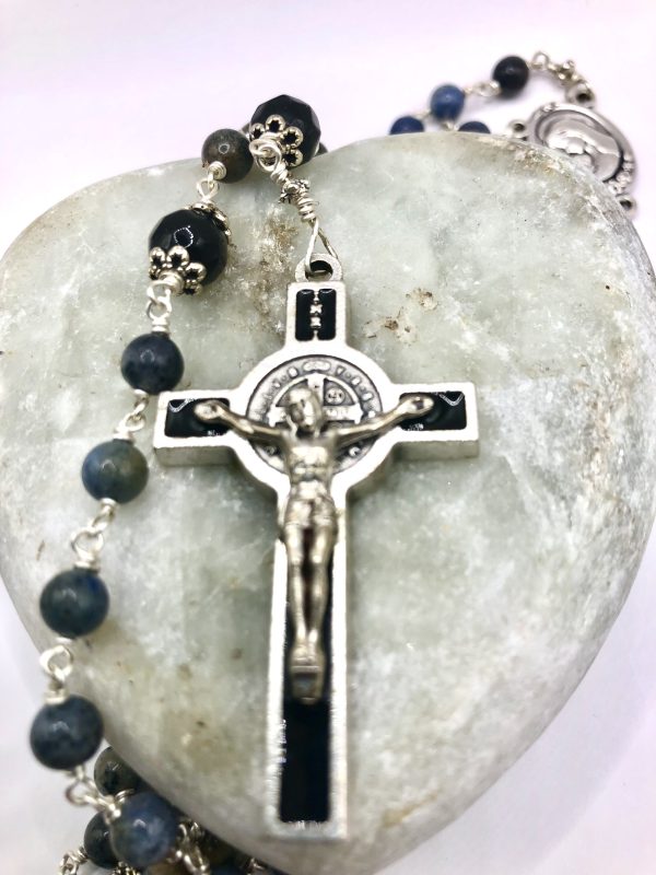 Sunset Duredite bead rosary - Image 5