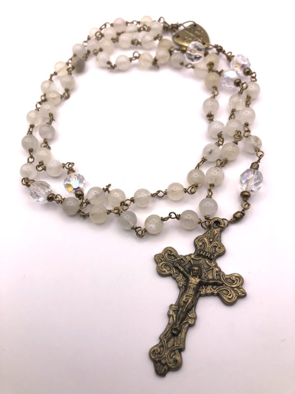 Beautiful moonstone rosary