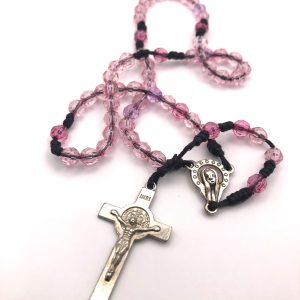 Pretty knotted rosary