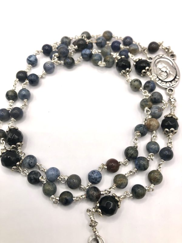 Sunset Duredite bead rosary - Image 2