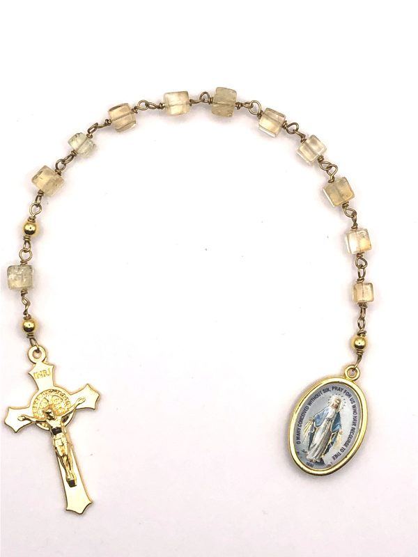 Shiny Citrine and gold Tenner