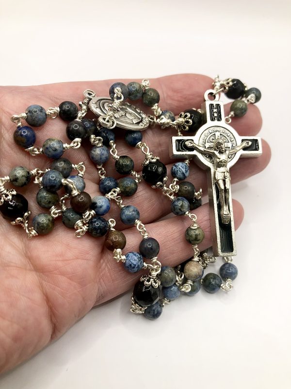 Sunset Duredite bead rosary - Image 4