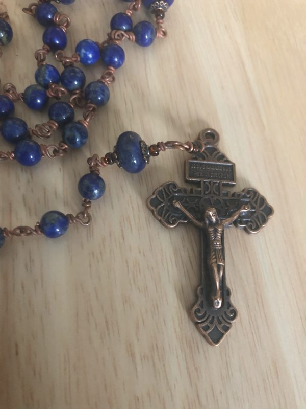 St Michael the Archangel Vintage style rosary - Image 4