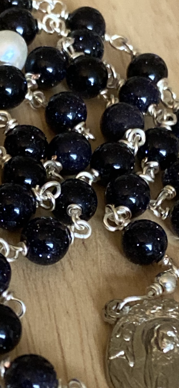 Blue sandstone and pearl - Image 2