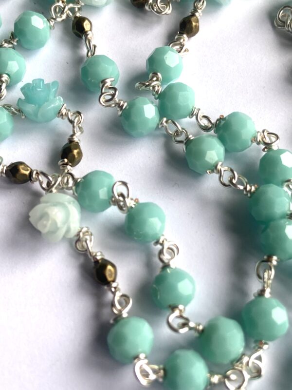 Stunning Amazonite rosary - Image 3