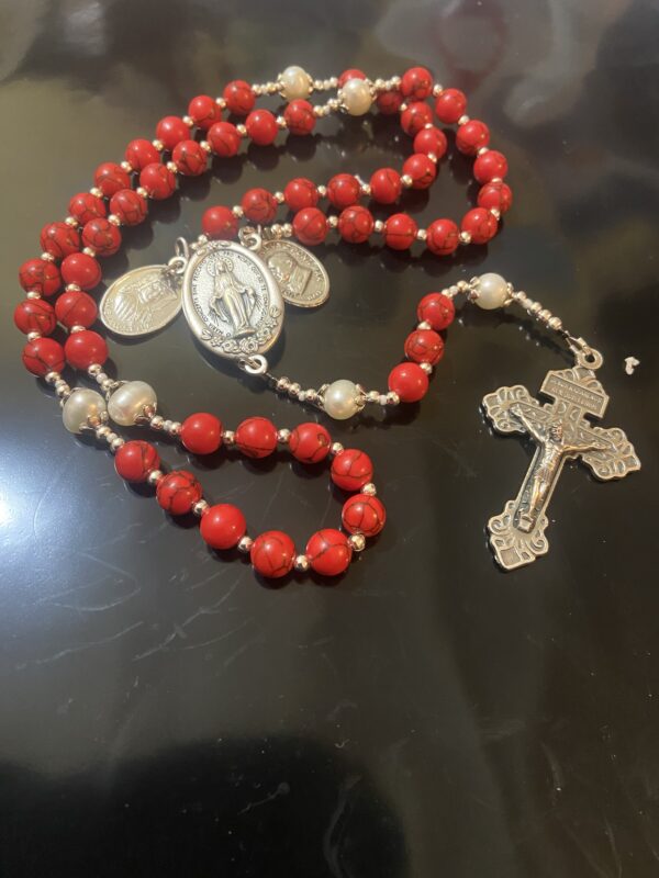 St Faustina Divine Mercy rosary - Image 2