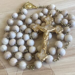 Classic wooden rosary