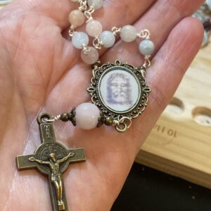 Morganite Holy Face Decade