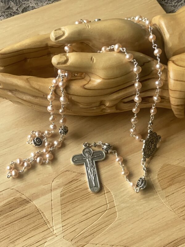 First Communion Heirloom Rosary - Image 3