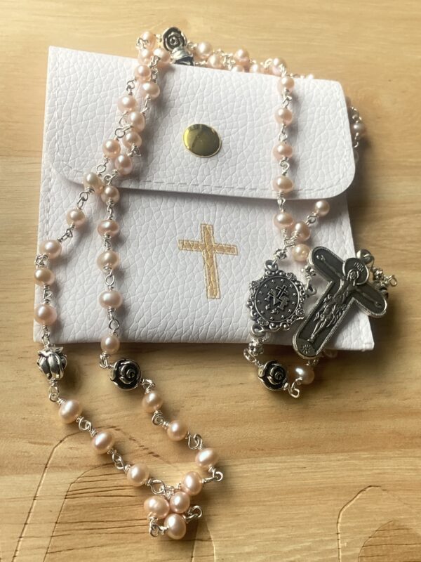 First Communion Heirloom Rosary - Image 4