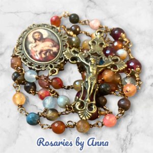 Good Shepherd Stained Glass Agate!