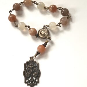 Antique bronze decade rosary