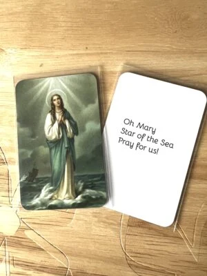 Star of the Sea Holy Card