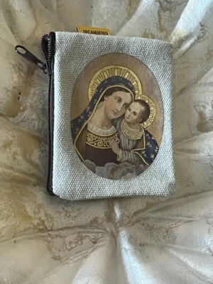 Our Lady of Tenderness Rosary Purse